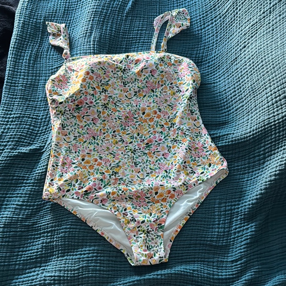 Kona Sol Floral One Piece Swimsuit